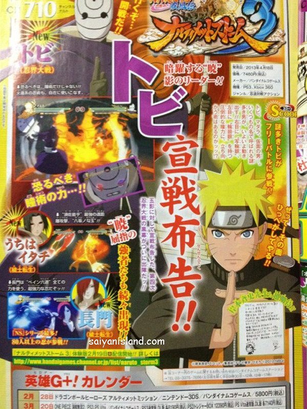 Novos personagens em Naruto: Ultimate Ninja Storm 3